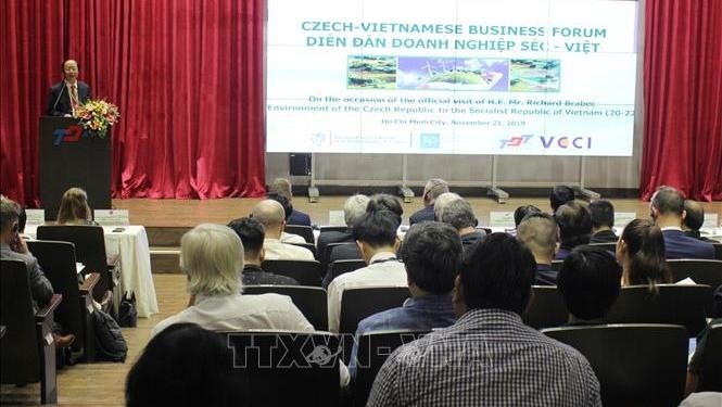 At the Czech-Vietnamese Business Forum held in Ho Chi Minh City. (Photo: VNA)