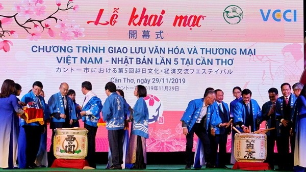 The opening ceremony of the Vietnam-Japan culture, trade exchange in Can Tho (Photo: VOV)