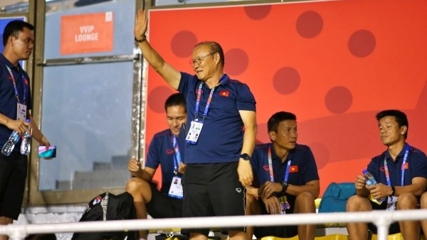 Inspired by the Vietnamese women team’s feat, coach Park Hang-seo has expressed his aspiration to win the gold medal in SEA Games men’s soccer with Vietnam U22s.