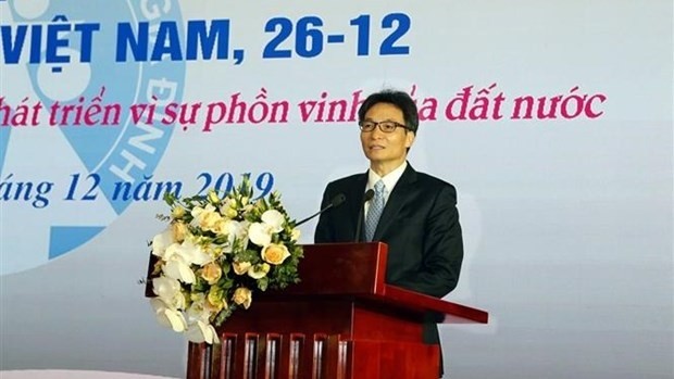 Deputy Prime Minister Vu Duc Dam addresses the event (Photo: VNA)
