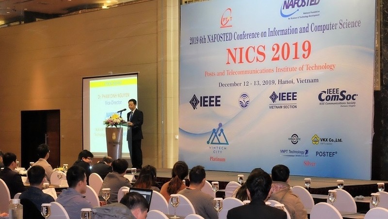 The opening of the NAFOSTED Conference on Information and Computer Science (Photo: Vietnamnet)