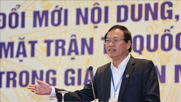 Vu Trong Kim was re-elected as Chairman of the association for the 2019-2024 tenure. (Photo: VNA)