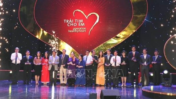 The ‘Hearts for you’ programme has raised about VND152 billion donated by many individuals, organisations and enterprises in the country and overseas. (Photo: VNA)