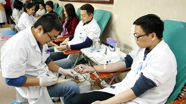 Red Sunday is expected to collect 50,000 blood units. (Image for illustration/Photo: VNA)