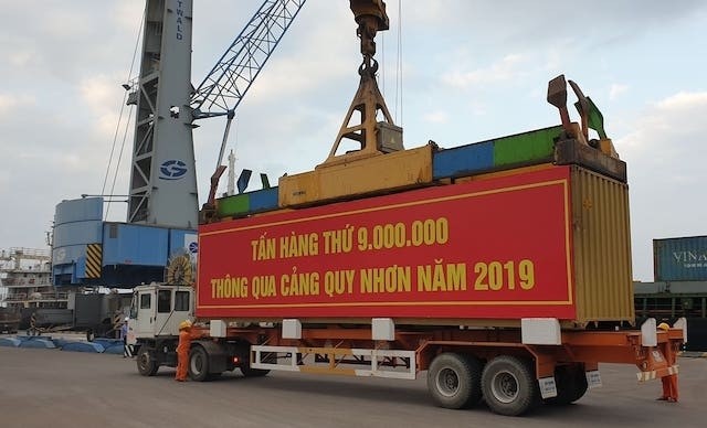 Quy Nhon Port welcomes nine-millionth tonne of cargo in 2019