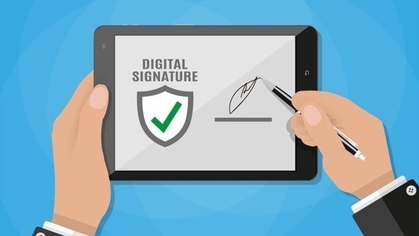 All electronic documents exchanged between government agencies must be signed digitally.