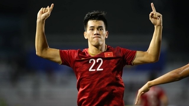 Tien Linh has been named as one of young stars to watch at the upcoming AFC tournament. (Photo: NDO/Minh Phu)