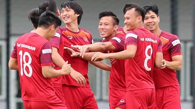The Vietnamese national team are No. 1 in Southeast Asia and No. 14 in Asia. (Photo: Vietnam Football Federation)