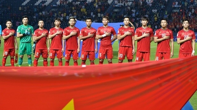 Although Vietnam U23s have lost the right to decide their own fate, they still have a chance to reach the quarter-finals at the 2020 AFC U23 Championship. (Photo: AFC)