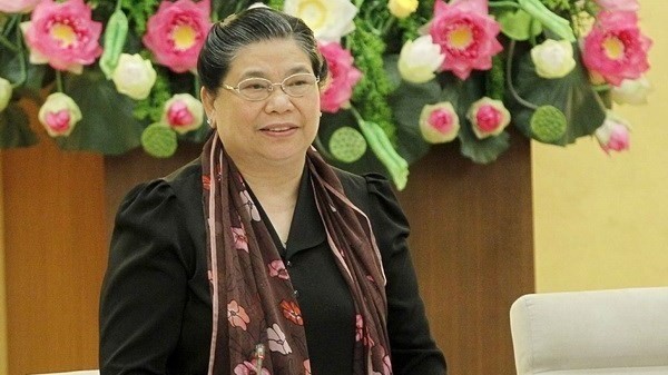 Vice Chairwoman of the Vietnamese National Assembly Tong Thi Phong (Photo: VietnamPlus)