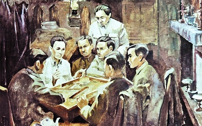 The conference discussing the founding of the Communist Party of Vietnam in 1930. (Photo: Phan Ke An)