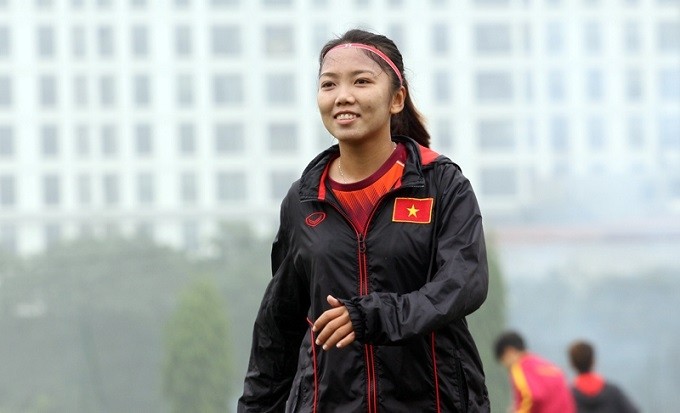Captain Huynh Nhu of the Vietnam women's national team.