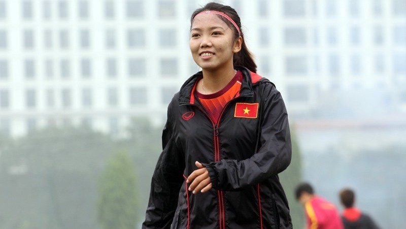 Captain of Vietnam Women Team Huynh Nhu is in the list of 30 Under 30 Forbes Vietnam. (Photo: VFF)