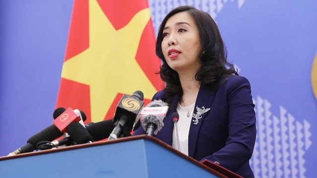 Spokeswoman of the Ministry of Foreign Affairs Le Thi Thu Hang. (Photo: VNA)