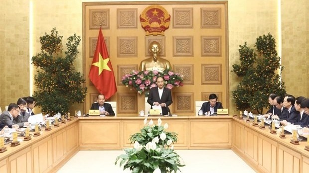 Prime Minister Nguyen Xuan Phuc speaks at the event (Photo: VNA)