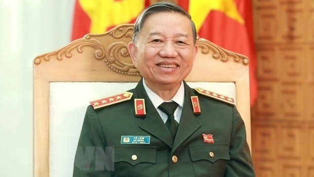 Vietnamese Minister of Public Security General To Lam. (Photo: VNA)