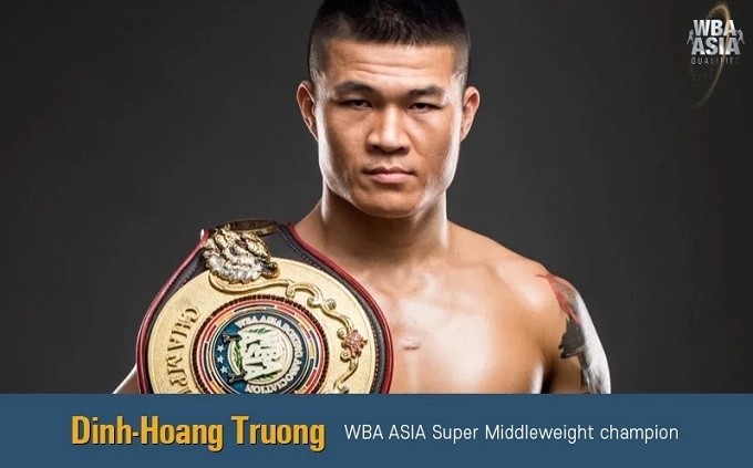 Vietnamese boxer Truong Dinh Hoang. (Photo: WBA)