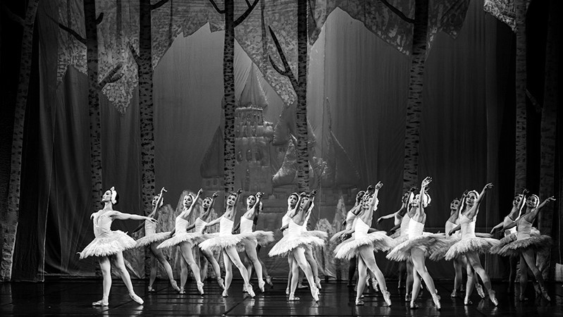 A performance of the play "Swan Lake" 