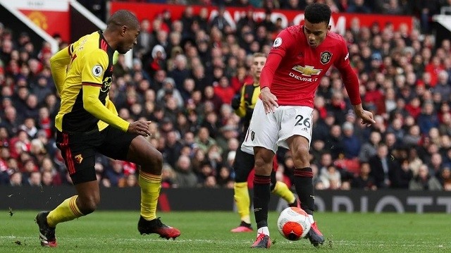 Soccer Football - Premier League - Manchester United v Watford - Old Trafford, Manchester, Britain - February 23, 2020  Manchester United's Mason Greenwood scores their third goal. (Photo: Action Images via Reuters)