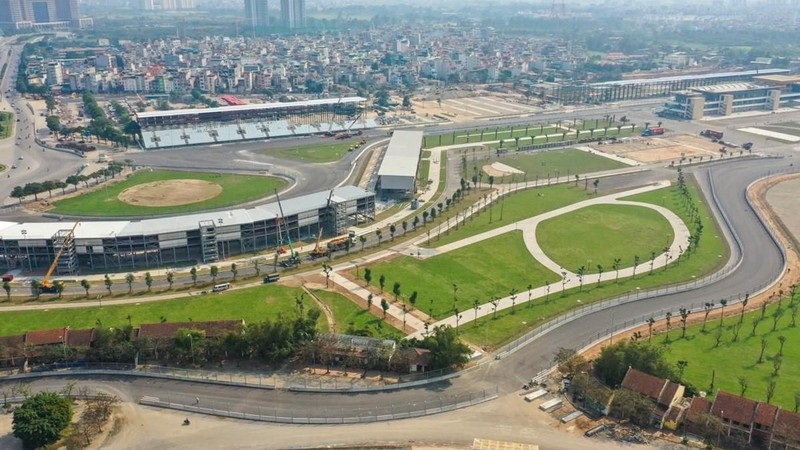 The F1 circuit in Hanoi (Photo: VNA)