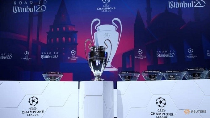 FILE PHOTO: Soccer Football - Champions League - Round of 16 draw - Nyon, Switzerland - December 16, 2019 General view of the trophy before the draw. (Reuters)
