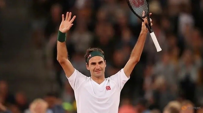 FILE PHOTO: Tennis - "The Match In Africa" Exhibition Match - Cape Town Stadium, Cape Town, South Africa - February 7, 2020 Switzerland's Roger Federer celebrates after winning the exhibition match against Spain's Rafael Nadal. (Reuters)