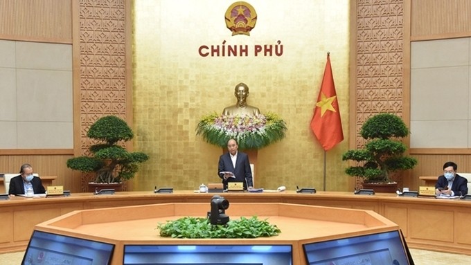 Prime Minister Nguyen Xuan Phuc speaks at the meeting (Photo: NDO)