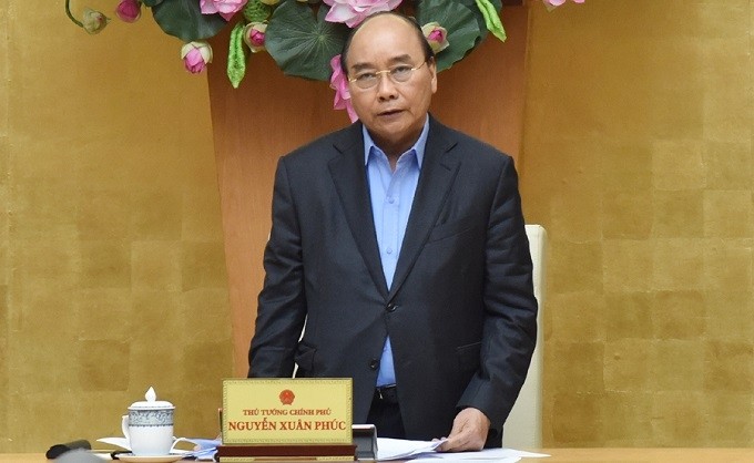 Prime Minister Nguyen Xuan Phuc speaks at the meeting. (Photo: NDO/Tran Hai)