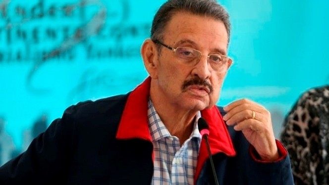 Politburo member and Secretary of Foreign Affairs of the Sandinista National Liberation Front of Nicaragua, Jacinto Suarez Obregon.