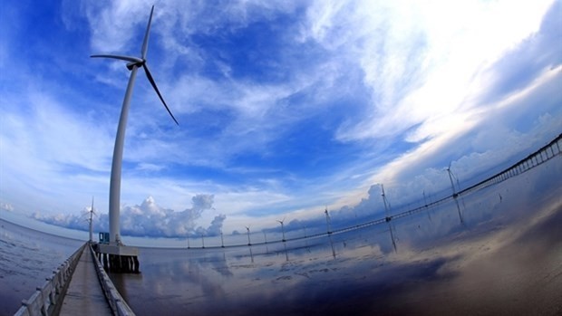 The Bac Lieu Wind Power Plant in the southern province of Bac Lieu (Photo: VNA)