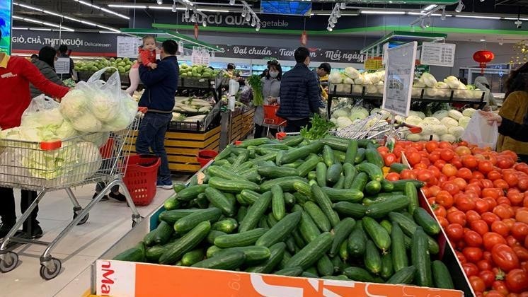 Food prices rose in April as consumers stocked up over coronavirus concerns.