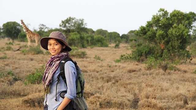 Wildlife conservation scientist Nguyen Thi Thu Trang