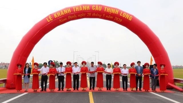 The inauguration ceremony of the Thinh Long Bridge