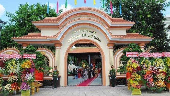 The memorial site dedicated to President Ho Chi Minh in Can Tho. (Photo: tienphong.vn)