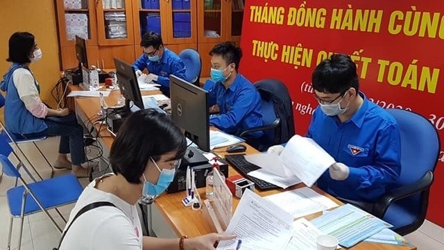 Monthly taxable personal income will be raised from this July. (Photo: Hanoi Tax Department)