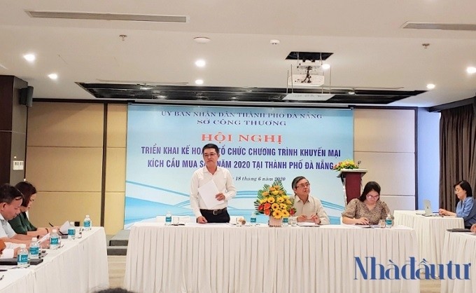 General view of the conference on the implementation of the 2020 consumer spending stimulus programme in Da Nang city. (Photo: nhadautu.vn)