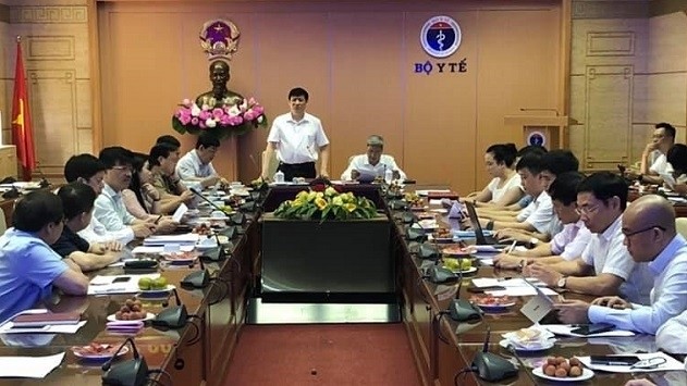The Ministry of Health hosts a conference to launch a project on distance medical examination and treatment in Hanoi on June 23, 2020. (Photo: NDO/Dang Luan)