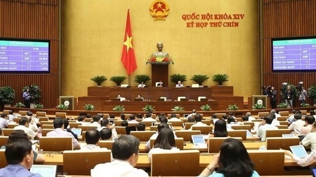 At the ninth session of the 14th National Assembly (Photo: VNA)