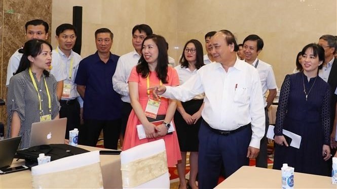 Prime Minister Nguyen Xuan Phuc inspects preparations for 36th ASEAN Summit (Photo: VNA)
