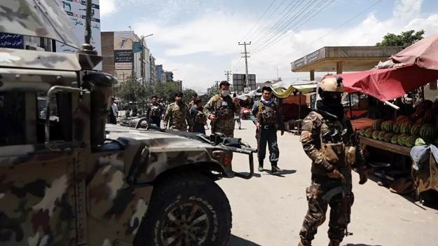 Afghan security forces arrive at the site of the attack in Kabul, on May 12, 2020. (Photo: Reuters)