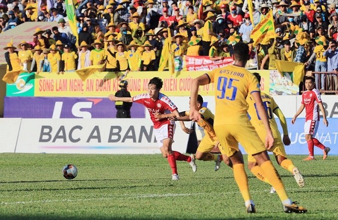The match between Song Lam Nghe An and Ho Chi Minh City takes centre stage on Matchday 6 of V.League 2020.