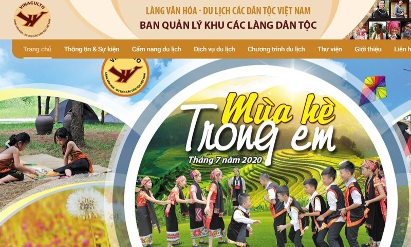 Various activities are being held at the Vietnam National Village for Ethnic Culture and Tourism to entertain children. 