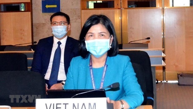 Ambassador Le Thi Tuyet Mai, head of the Vietnamese delegation in Geneva (Photo: VNA)