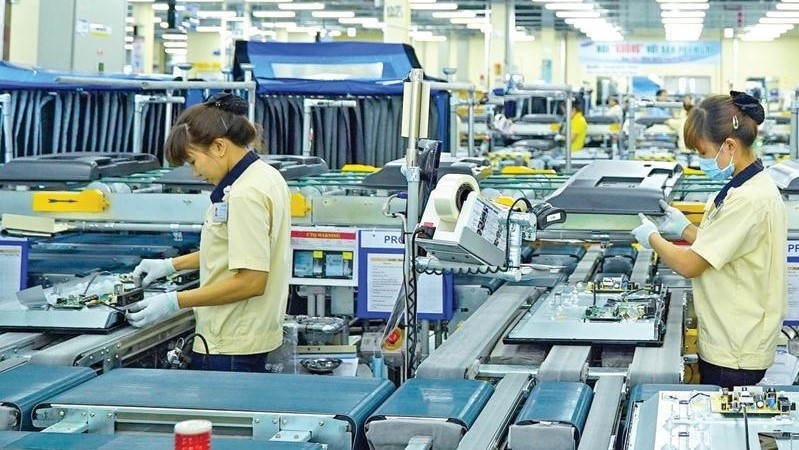 Samsung Group's factory in Thai Nguyen Province (Photo: baodautu.vn)