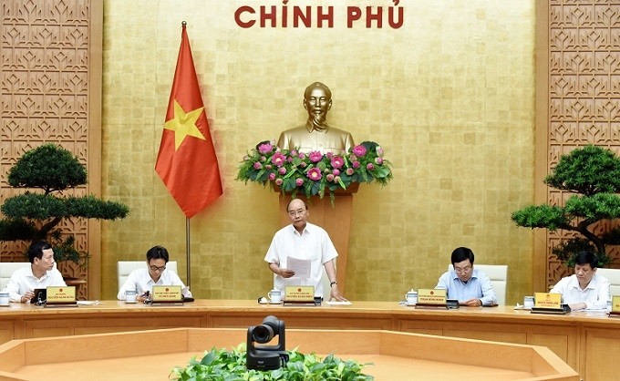 Prime Minister Nguyen Xuan Phuc speaks at the meeting. (Photo: NDO/Tran Hai)