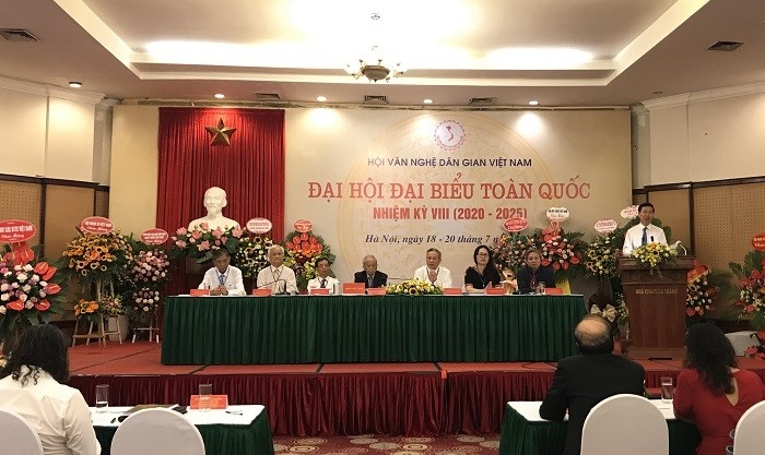 General view of the Vietnam Folklore Association's eighth national congress. (Photo: daidoanket.vn)
