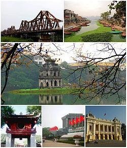 Hanoi is introduced as a wonderful urban place