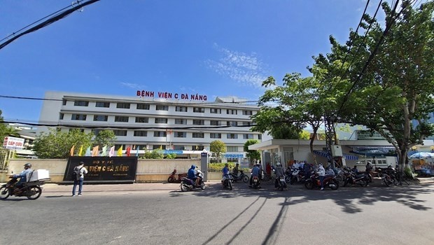 Hospital C of Da Nang city, where the new patient visited for check-up on July 20 before he was confirmed as the 416th case of COVID-19 on July 25 (Photo: VNA)