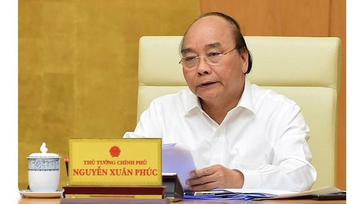 PM Nguyen Xuan Phuc speaks at a cabinet meeting on COVID-19 prevention and control on July 29, 2020. (Photo: NDO/Tran Hai)