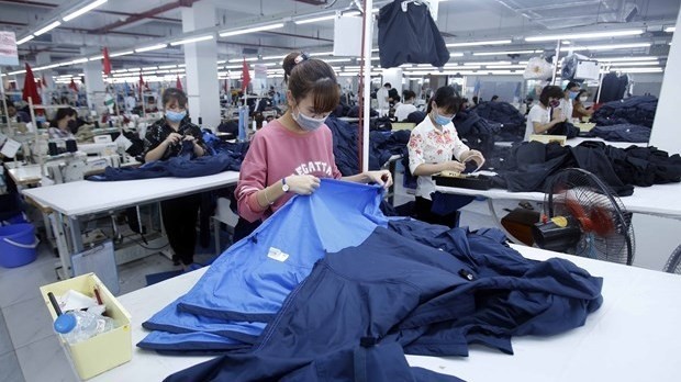 A garment factory in My Hao district of Hung Yen province (Photo: VNA)